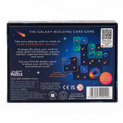 Professor Puzzle Outer Space Galaxy-Building Card Game