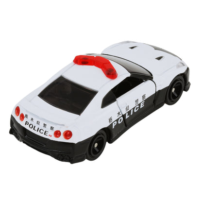 TOMICA No.105 Nissan GT-R Police Car – 102724 Rear View lpr