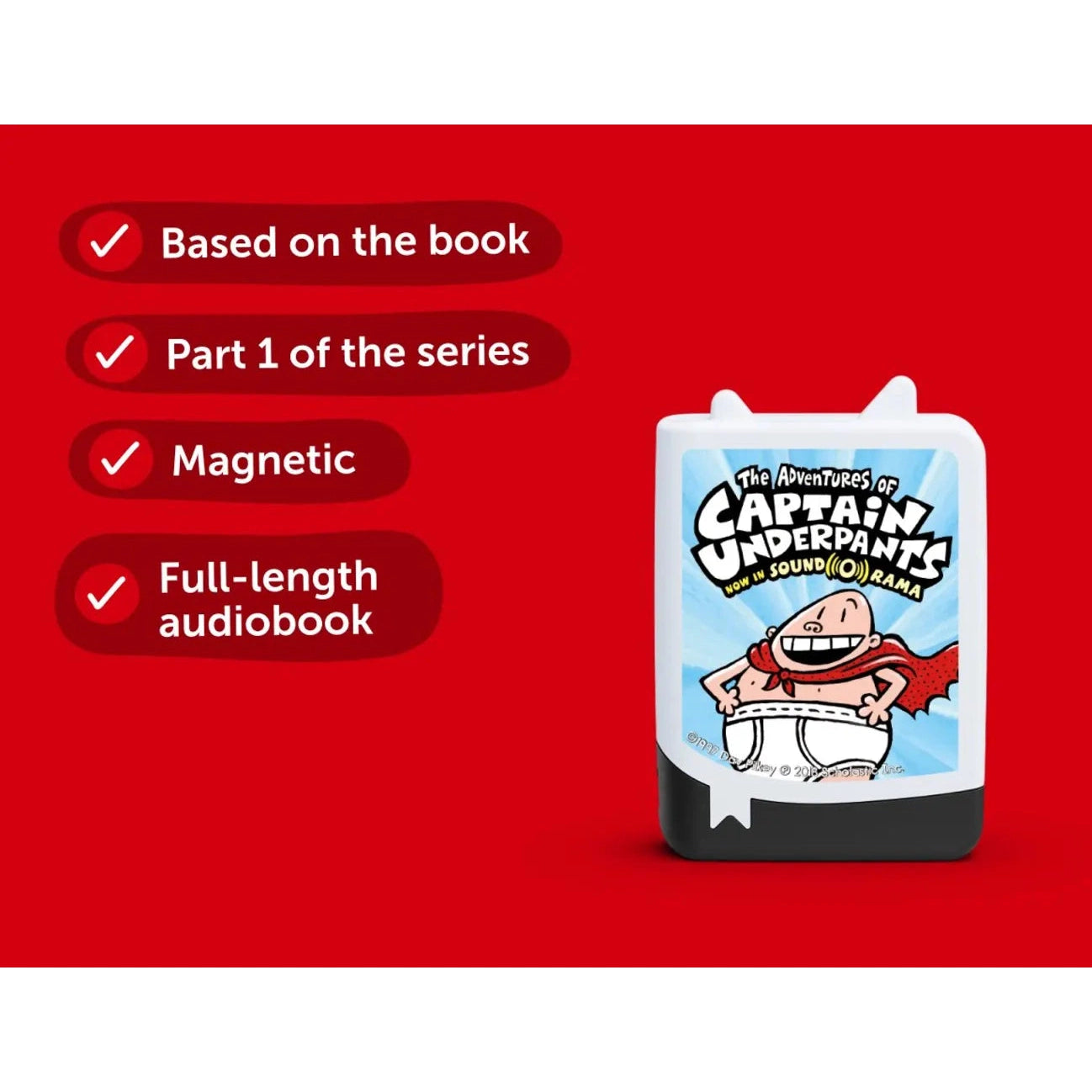 Tonies Books- Dav Pilkey - The Adventures of Captain Underpants
