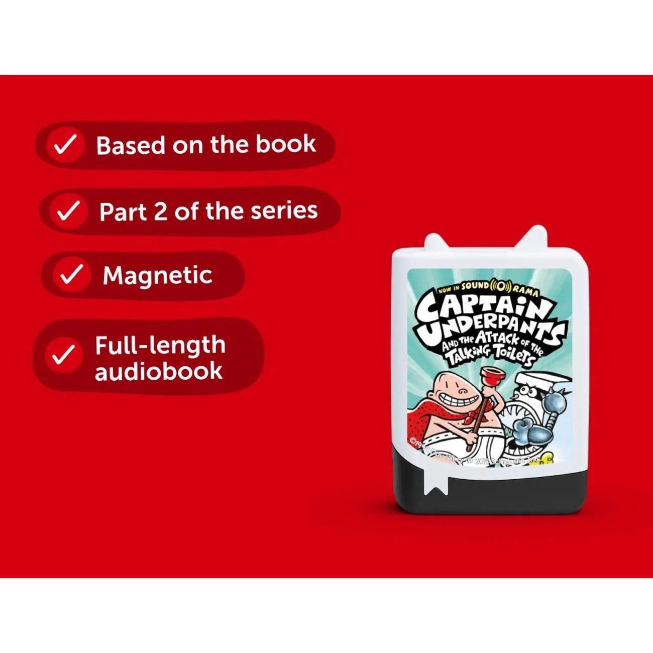 Tonies Books - Dav Pilkey - Captain Underpants and the Attack of the Talking Toilets