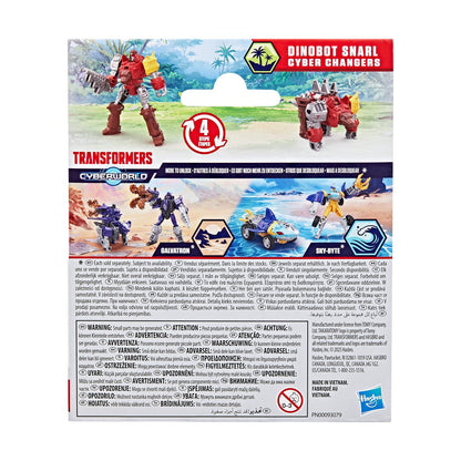 Hasbro Transformers Cyberworld Dinobot Snarl Cyber Changers 4-Inch Action Figure