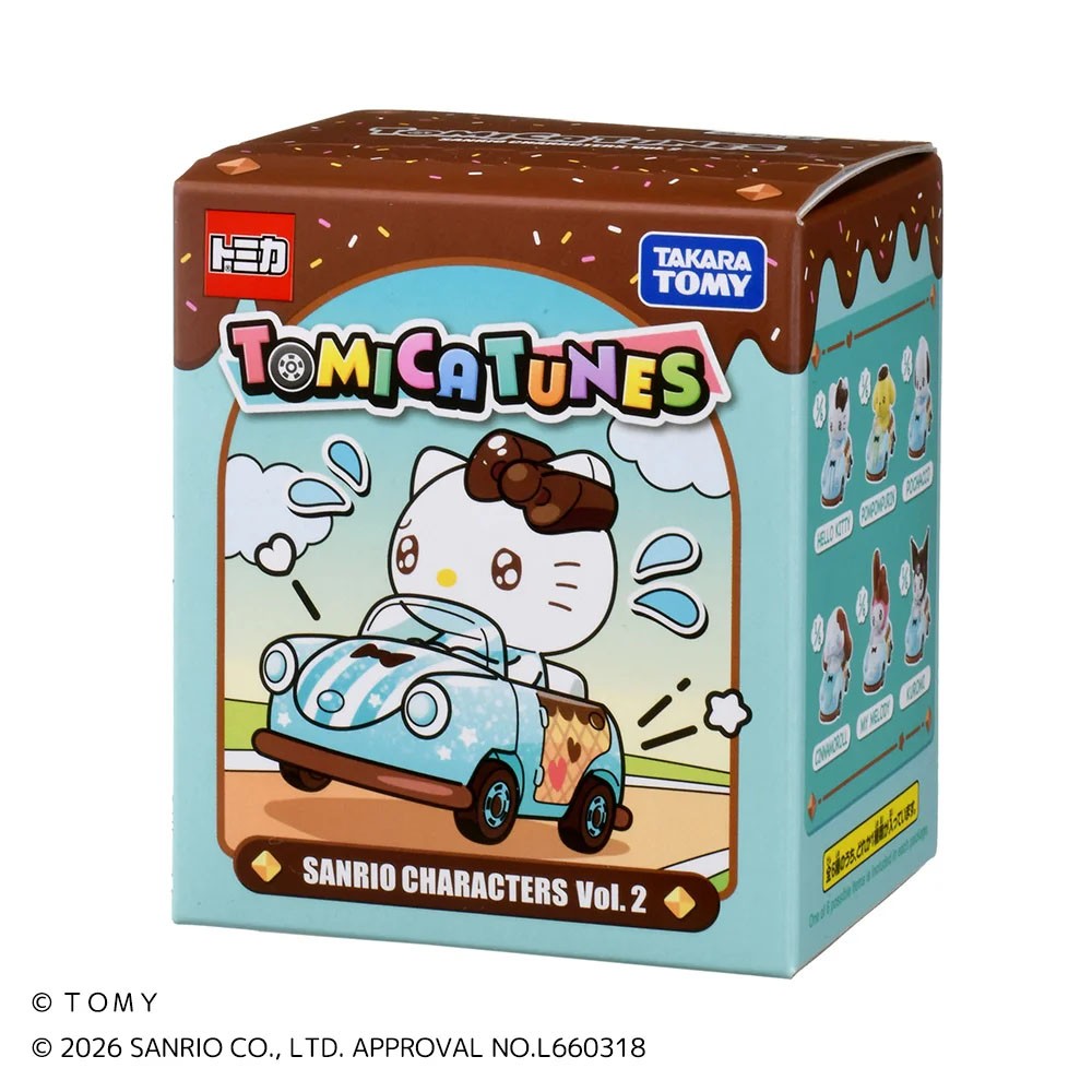 Dream TOMICA TUNES Sanrio Characters Vol. 2 Assortment - One Supplied