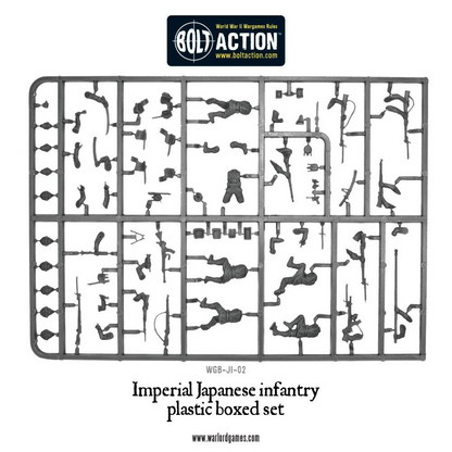 Bolt Action Imperial Japanese Infantry 30-Miniature Plastic Boxed Set