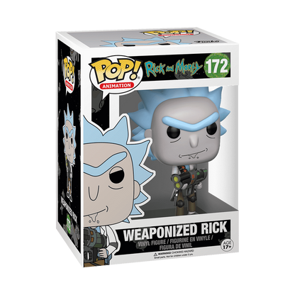 Funko Pop! Animation Rick and Morty Weaponized Rick #172 (1 in 6 Chance of Chase)