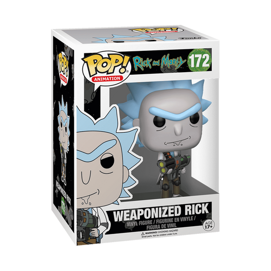 Funko Pop! Animation Rick and Morty Weaponized Rick #172 (1 in 6 Chance of Chase)