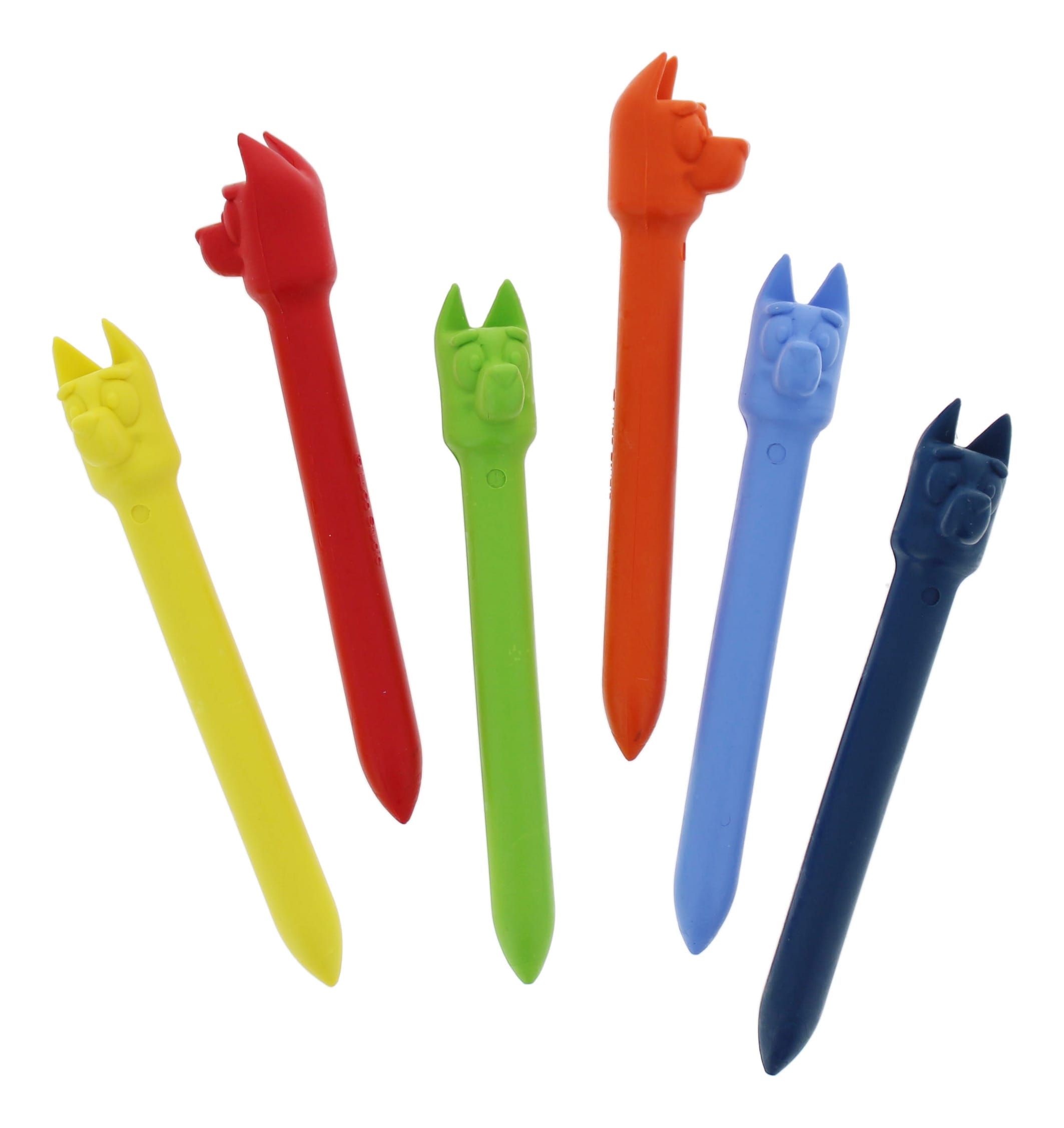 Bluey 3D Shaped Crayons Set of 6
