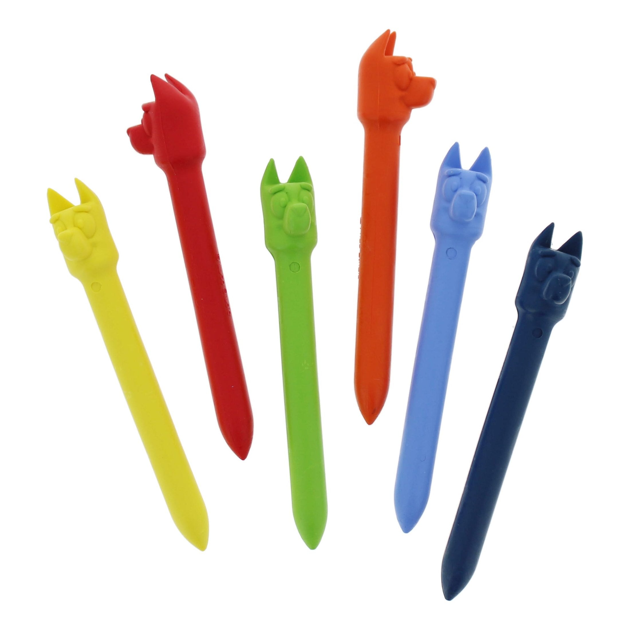 Bluey 3D Shaped Crayons Set of 6