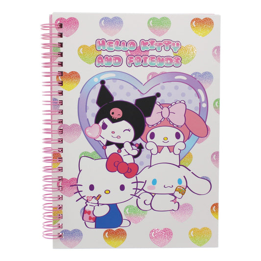 Hello Kitty and Friends Sweets A5 Spiral Notebook