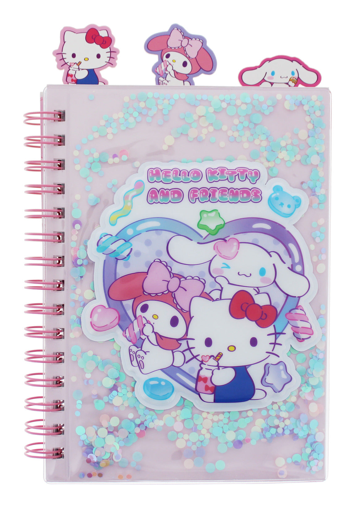 Hello Kitty & Friends Sweets A5 Glitter Notebook