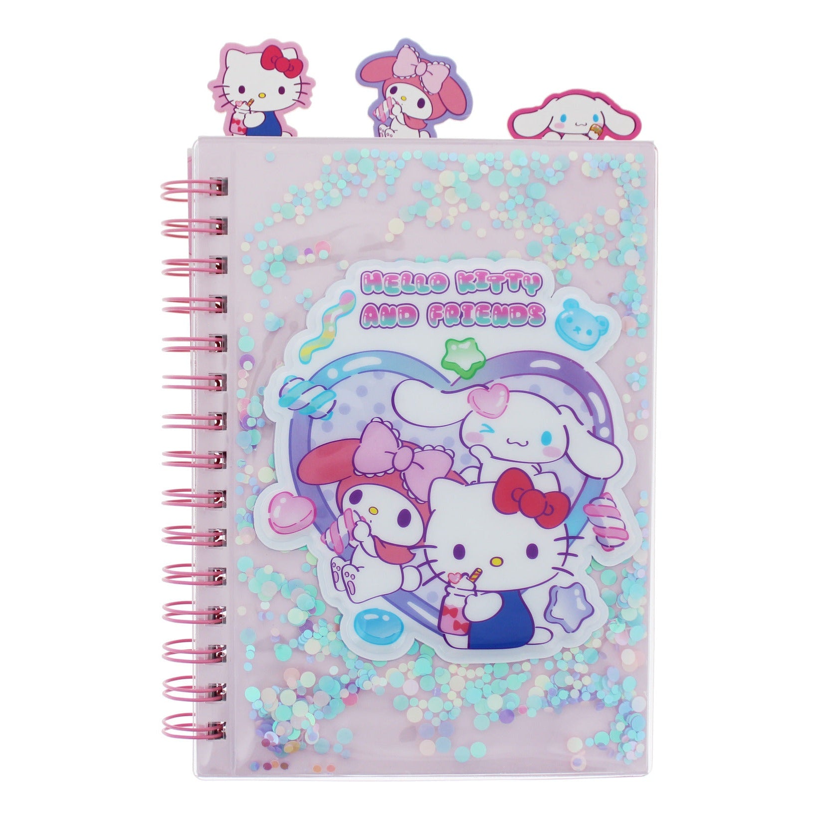 Hello Kitty & Friends Sweets A5 Glitter Notebook