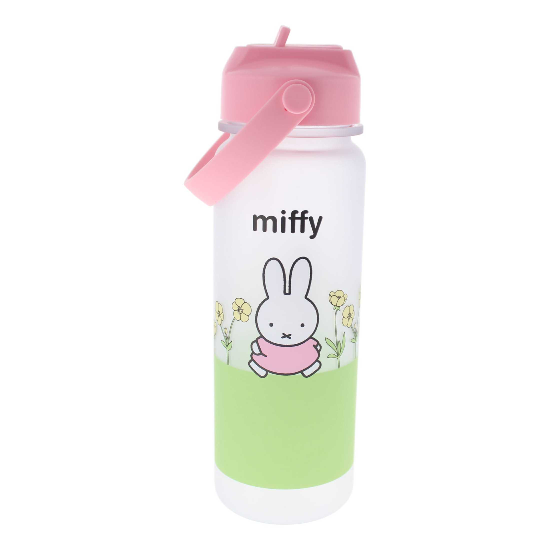 Miffy Buttercup 750ml Water Bottle with Straw