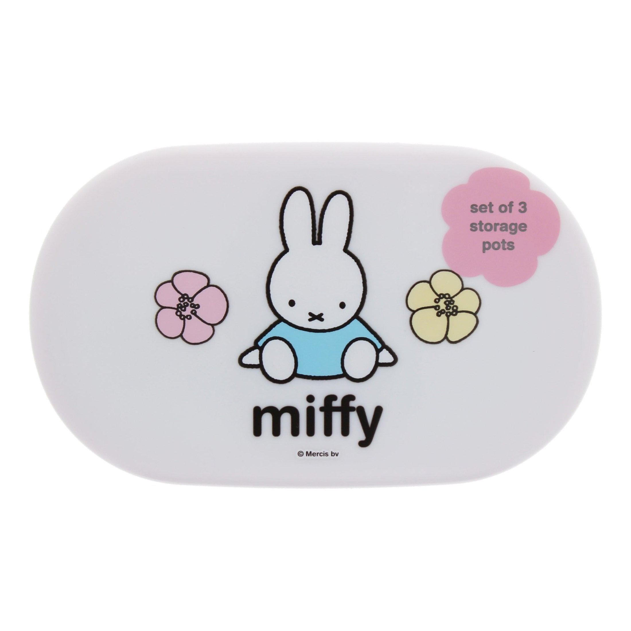 Miffy Buttercup Storage Pots Set of 3