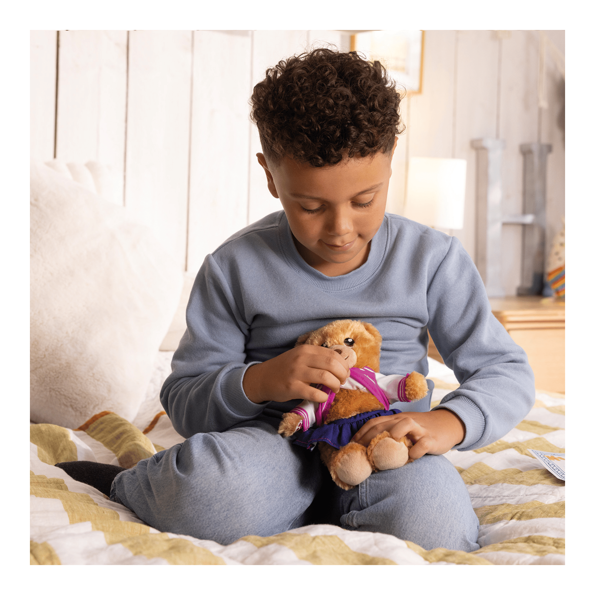 Casdon Build-A-Bear Workshop Furtastic Bear & Outfit Pack