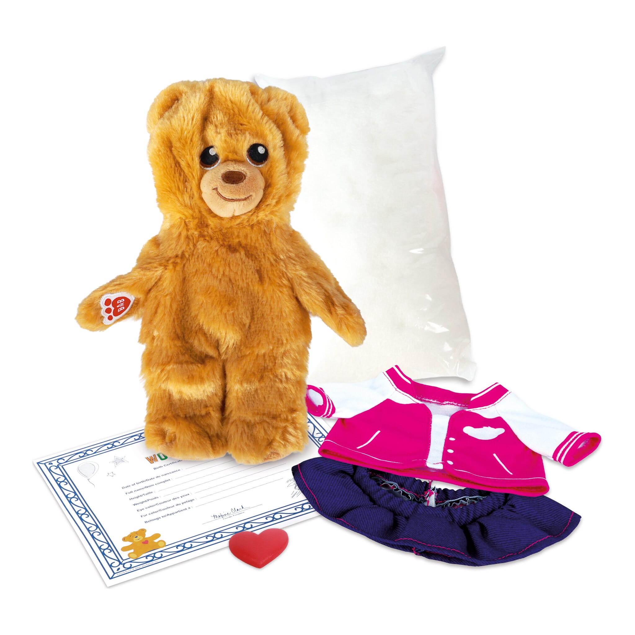 Casdon Build-A-Bear Workshop Furtastic Bear & Outfit Pack