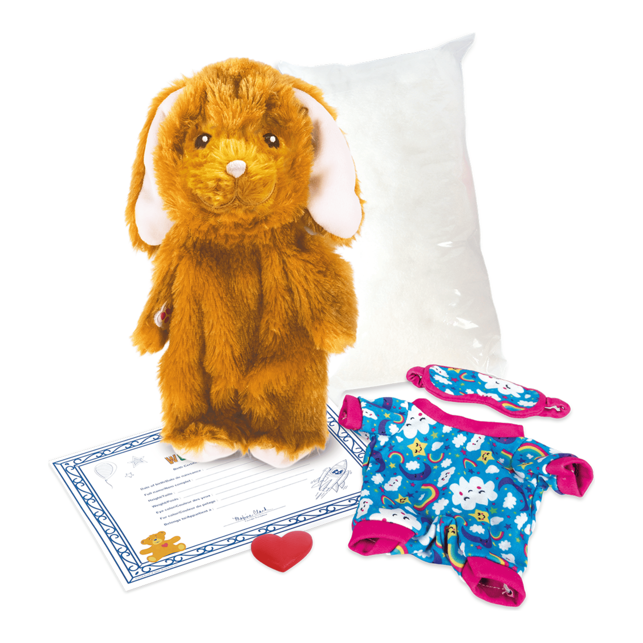 Casdon Build-A-Bear Workshop Furtastic Rabbit & Outfit Pack