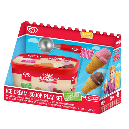 Casdon Walls 15-Piece Ice Cream Scoop Playset