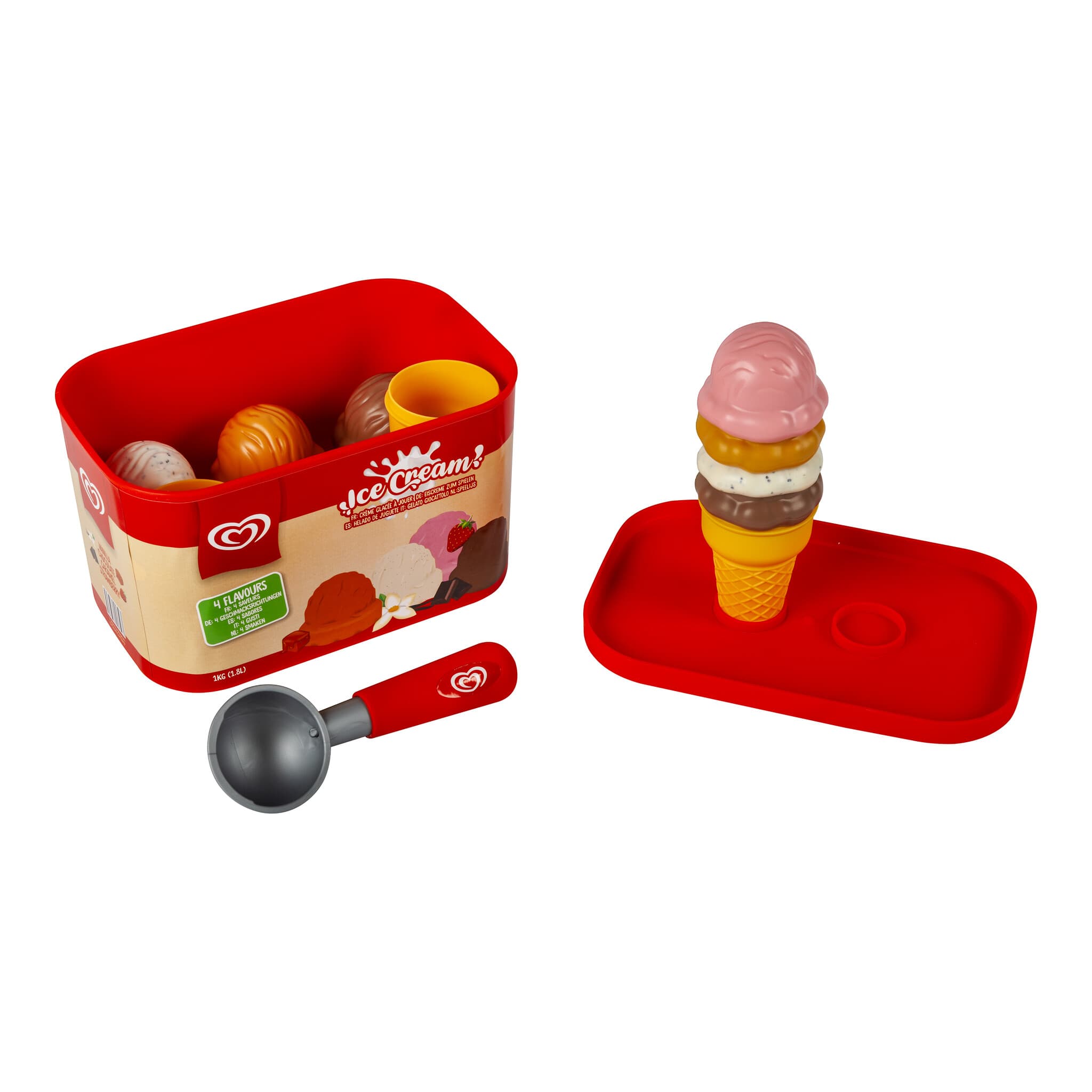 Casdon Walls 15-Piece Ice Cream Scoop Playset