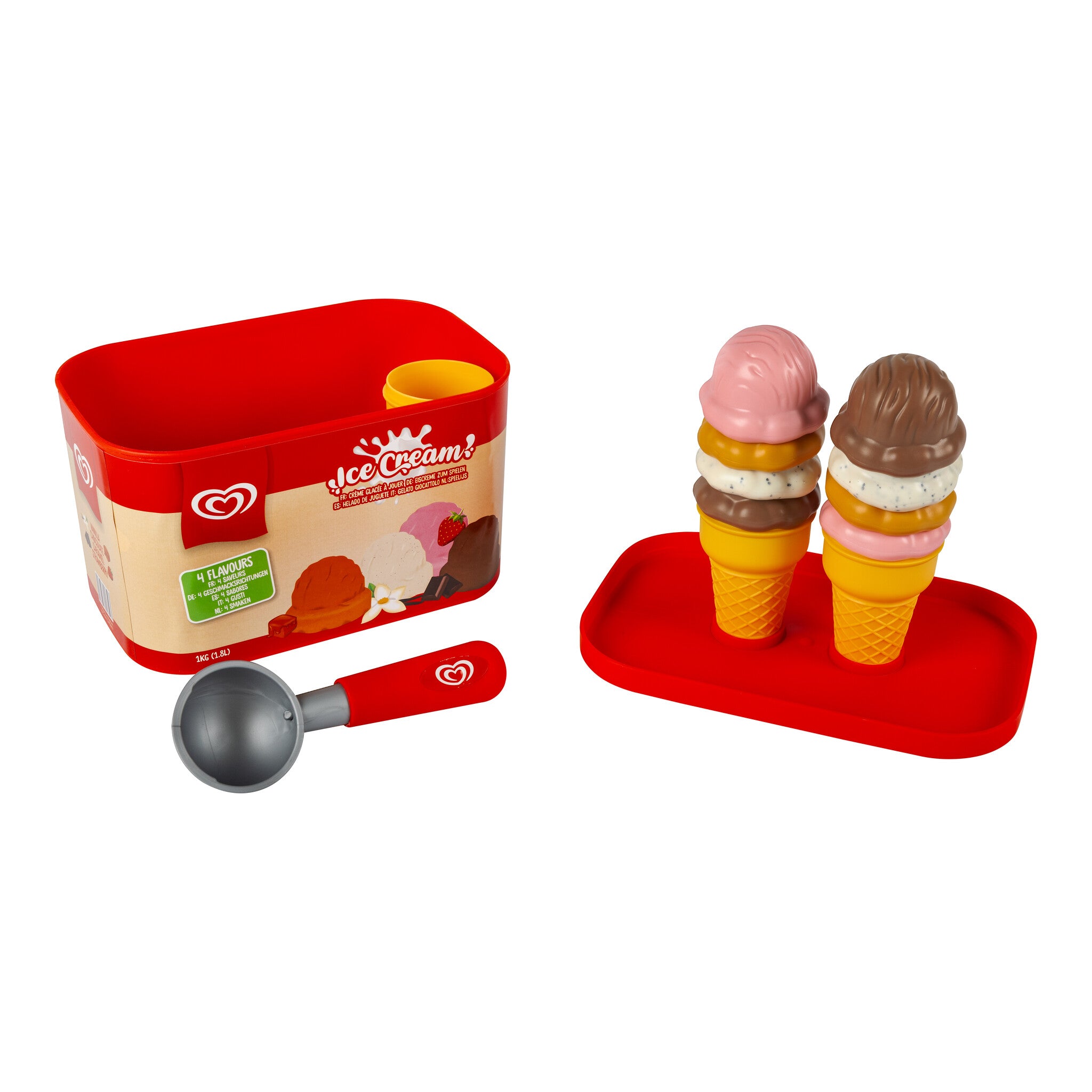 Casdon Walls 15-Piece Ice Cream Scoop Playset