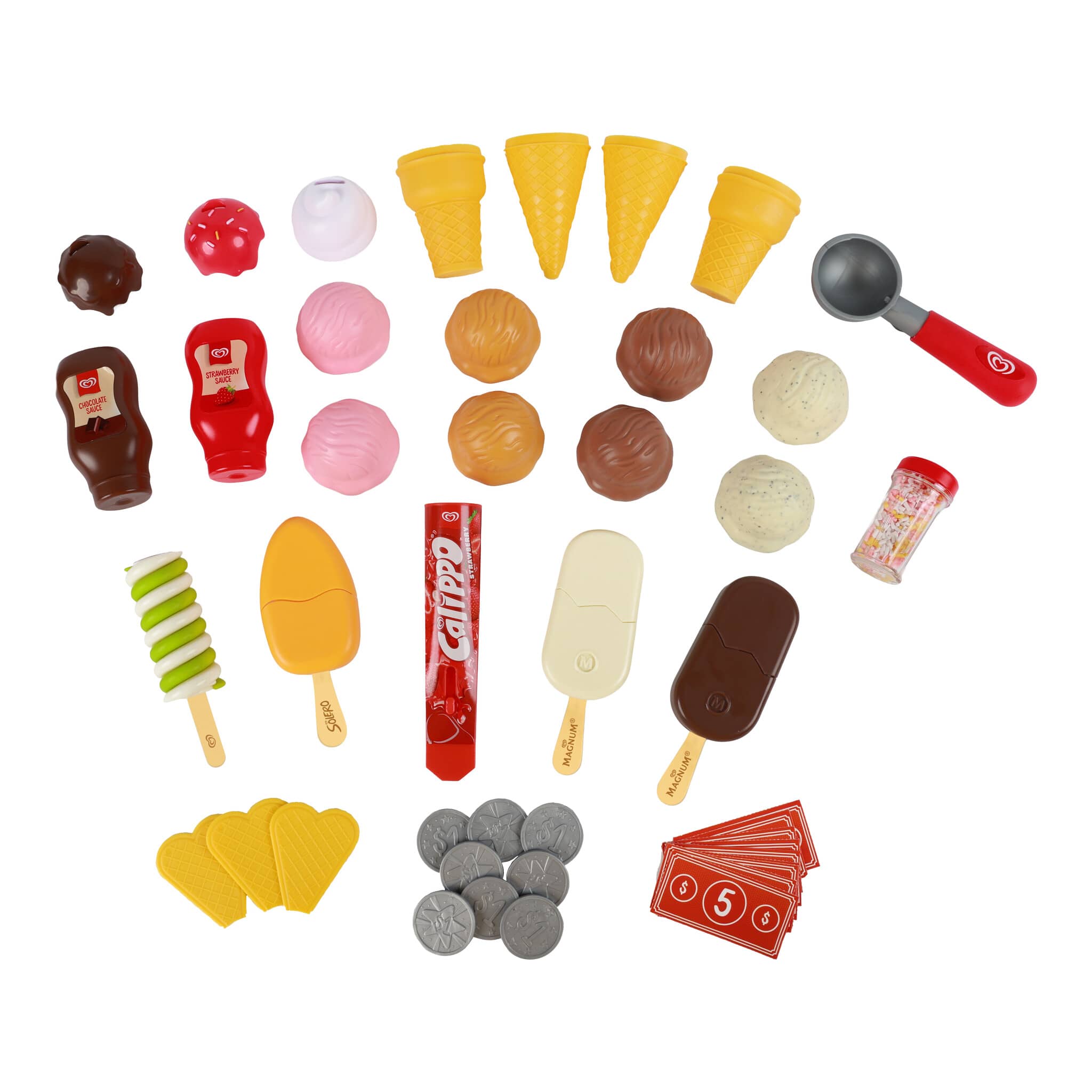 Casdon Walls Ice Cream Parlour Playset – 35+ Pieces