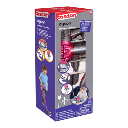 Casdon Dyson V8 Cord-Free Vacuum Cleaner Toy - Pink