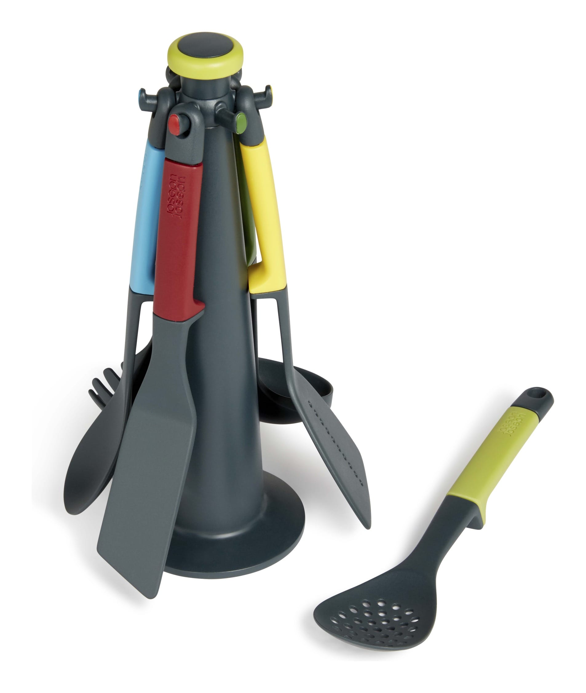 Casdon Joseph Joseph Elevate Toy Kitchen Utensil Set with Rotating Stand