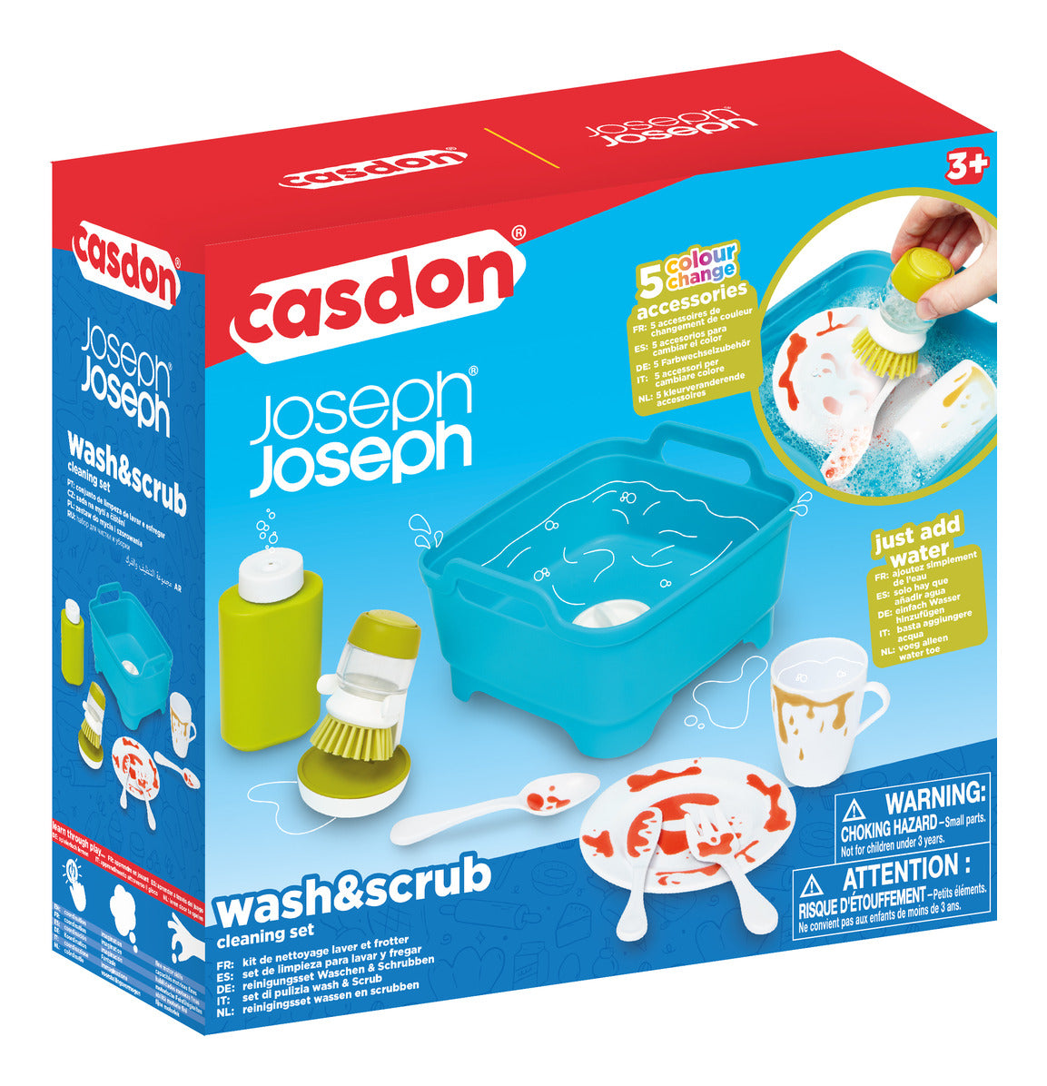 Casdon Joseph Joseph Wash & Scrub Washing-Up Set