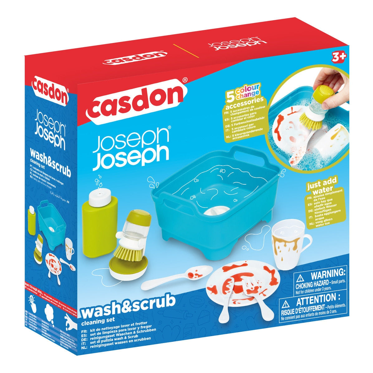 Casdon Joseph Joseph Wash & Scrub Washing-Up Set