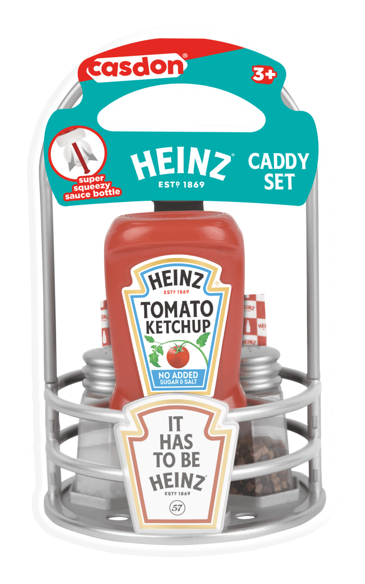 Casdon Heinz Caddy Set Pretend Play Kitchen Accessories