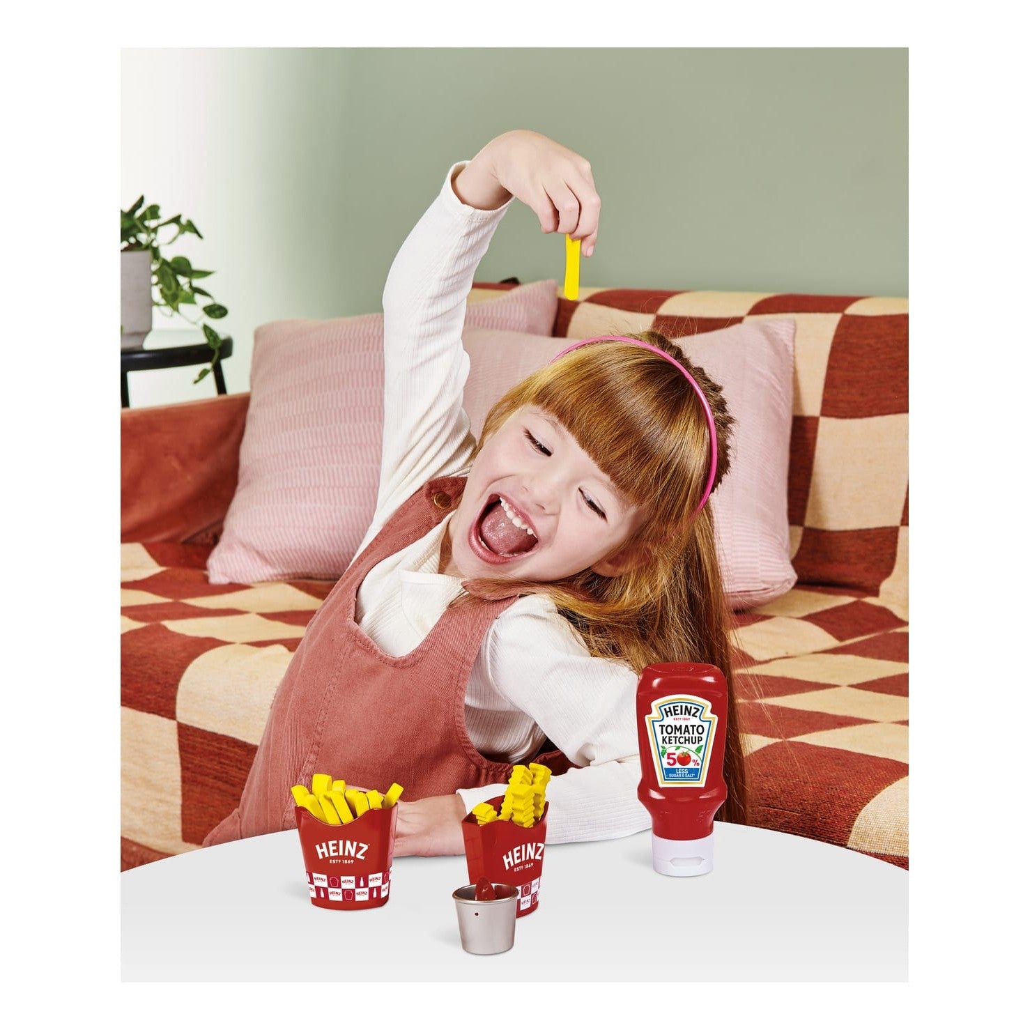 Casdon Heinz Chip & Dip Snack Set Pretend Play Food Toy
