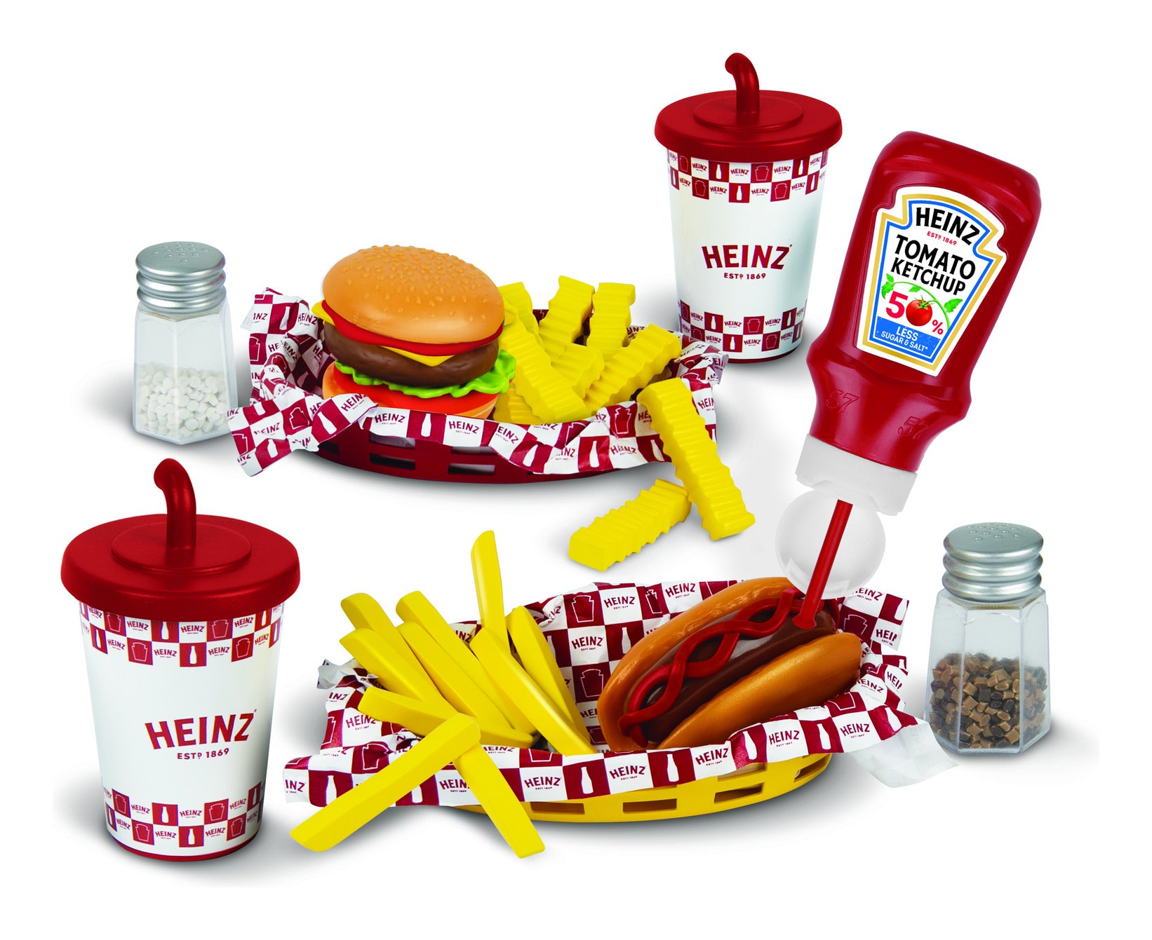Casdon Heinz American Diner Pretend Play Food Set