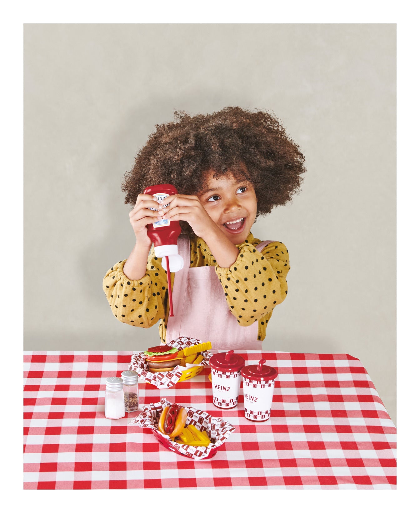 Casdon Heinz American Diner Pretend Play Food Set