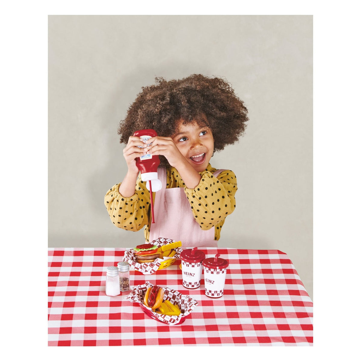 Casdon Heinz American Diner Pretend Play Food Set