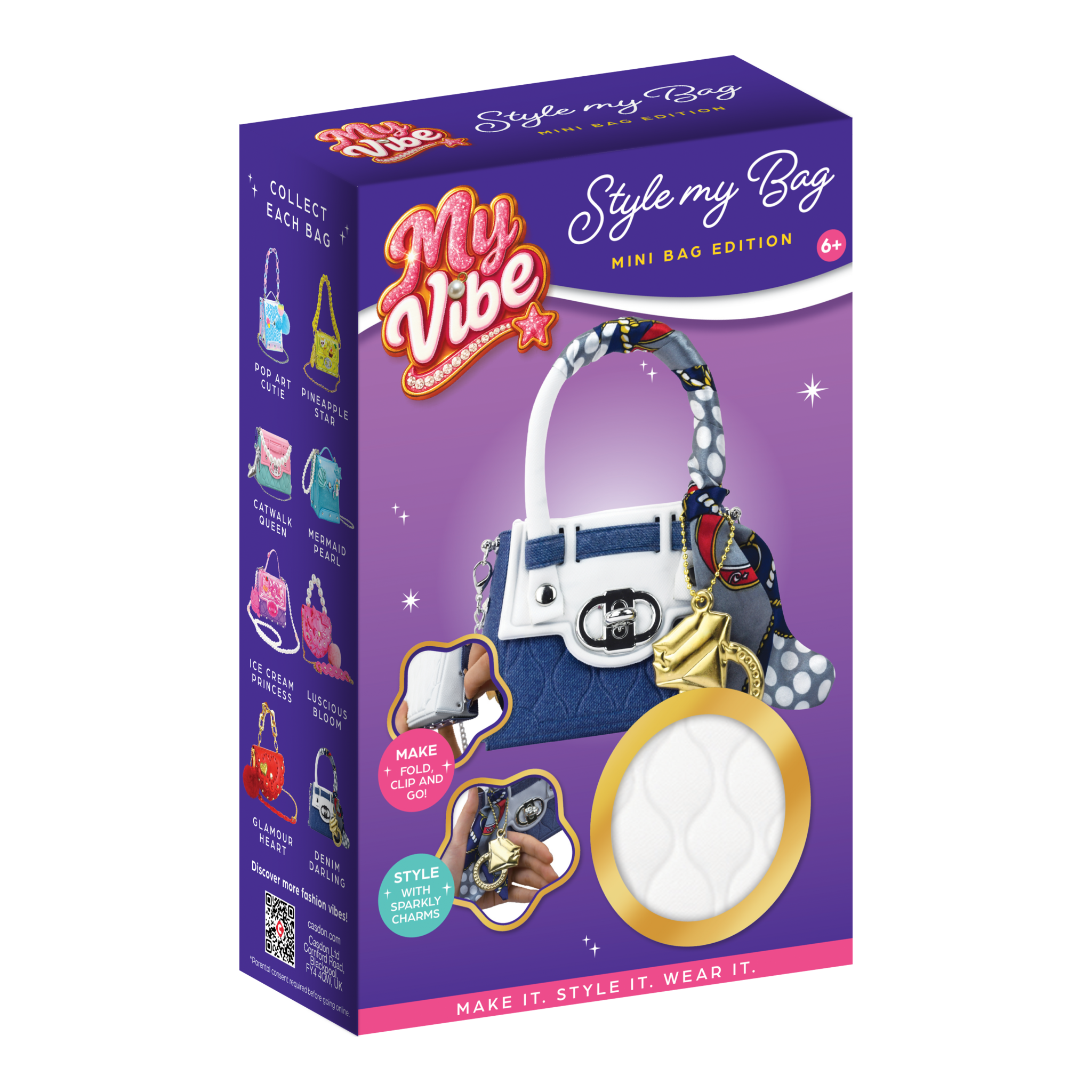Casdon My Vibe Denim Darling DIY Fashion Bag Kit