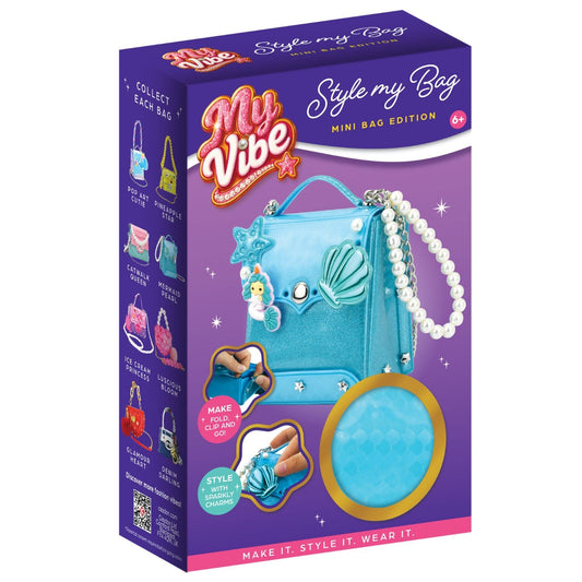 Casdon My Vibe Style My Bag Mermaid Pearl DIY Mini Handbag Kit