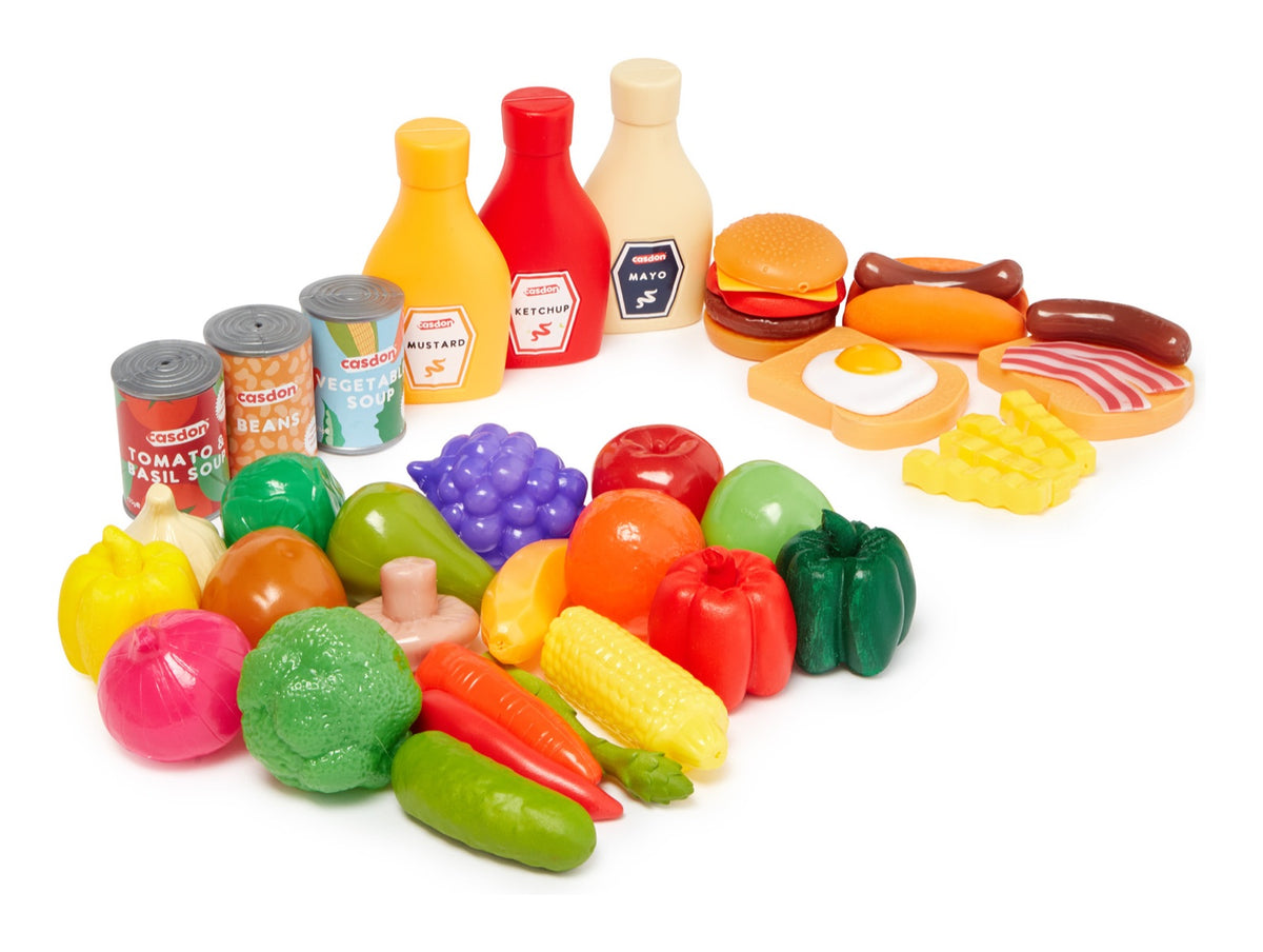 Casdon 44-Piece Play Food Set – 143%2061850%20(2)