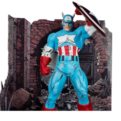 McFarlane Toys Marvel Captain America The Amazing Spider-Man #323 1:6 Scale Posed Figure