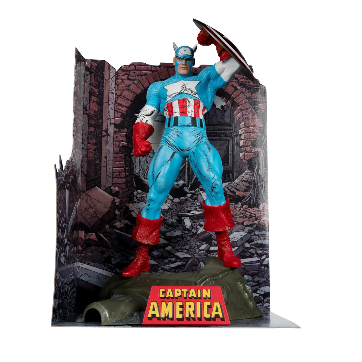 McFarlane Toys Marvel Captain America The Amazing Spider-Man #323 1:6 Scale Posed Figure