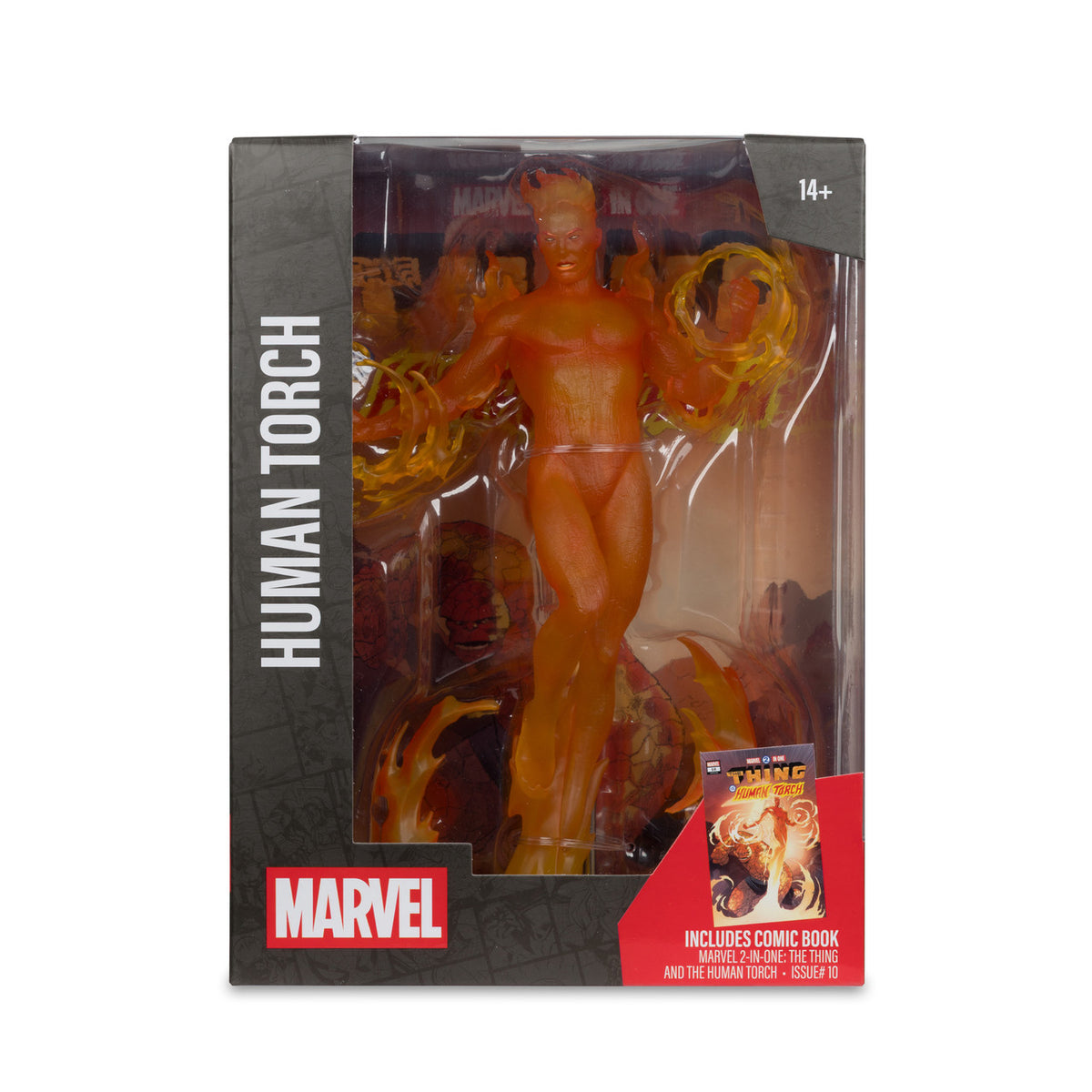 McFarlane Toys Marvel Human Torch Marvel 2-in-One #10 1:6 Scale Collectible Figure