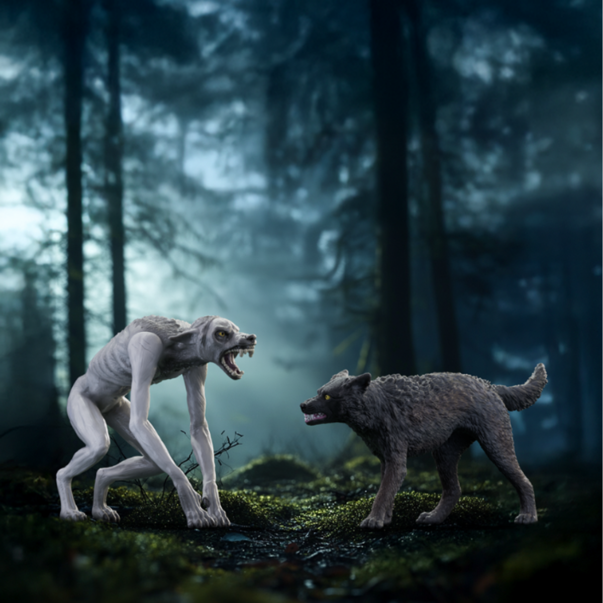 Schleich Harry Potter Werewolf vs. Animagus Figure Set
