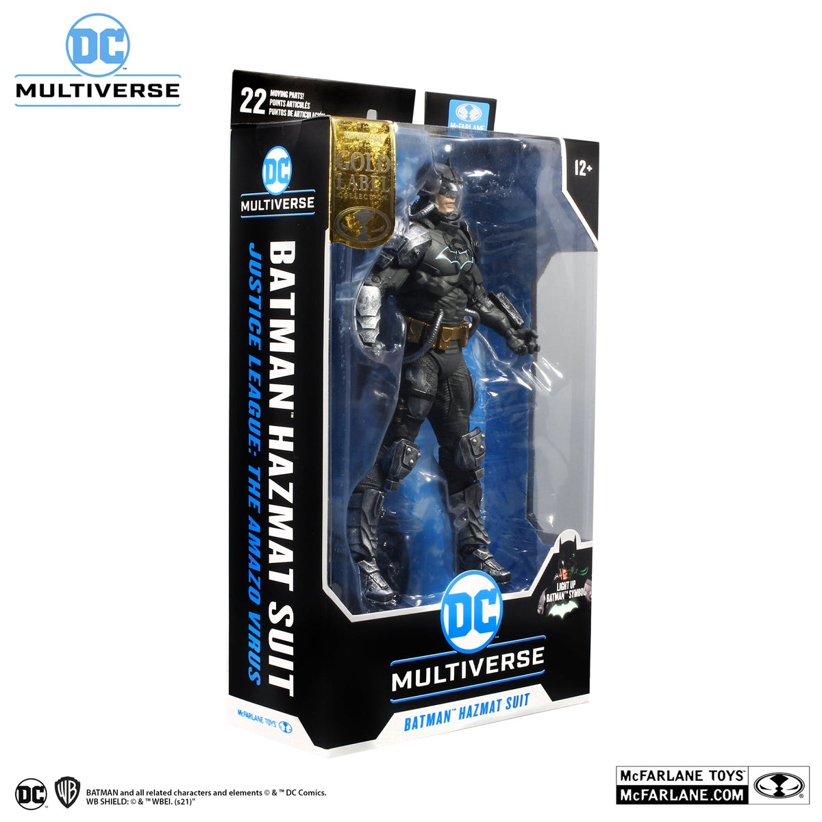 McFarlane Toys DC Multiverse Batman Hazmat Suit Gold Label 7-Inch Action Figure