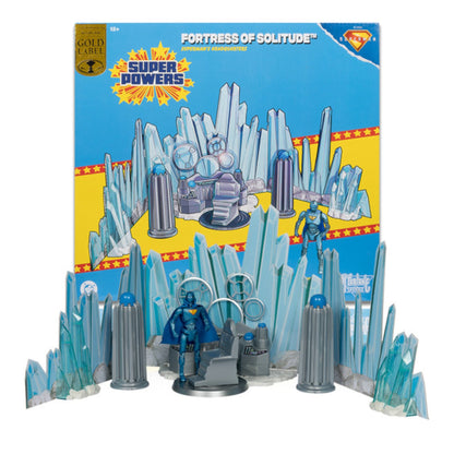 DC Super Powers Superman (2025) Fortress of Solitude with Superman Robot #4 Gold Label Playset