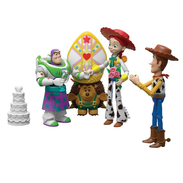 Disney Pixar Toy Story 5 Buzz & Jessie Forever PlayScale 4-Figure Set