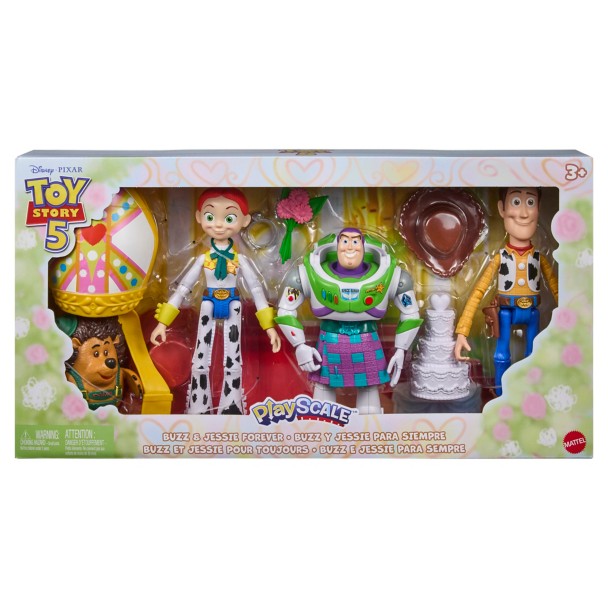 Disney Pixar Toy Story 5 Buzz & Jessie Forever PlayScale 4-Figure Set