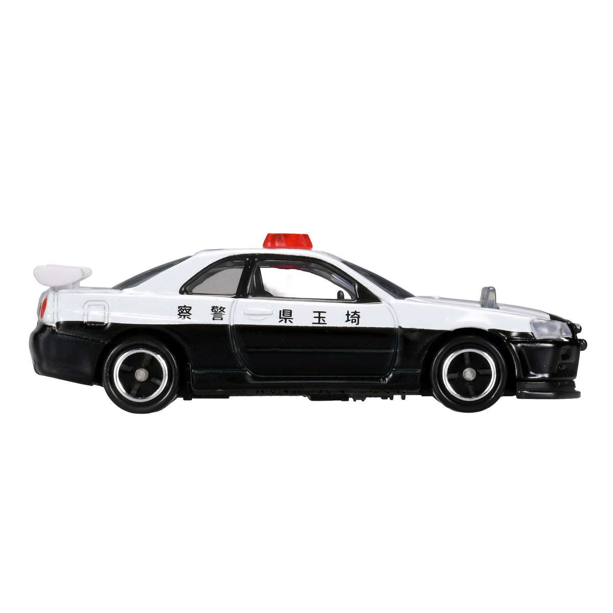 Tomica No.1 Nissan Skyline GT-R (BNR34) Police Car – 174868 Side View 2 lpr