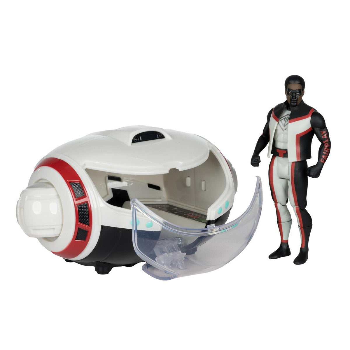 DC Super Powers Superman Movie Mister Terrific & T-Craft Figure and Vehicle