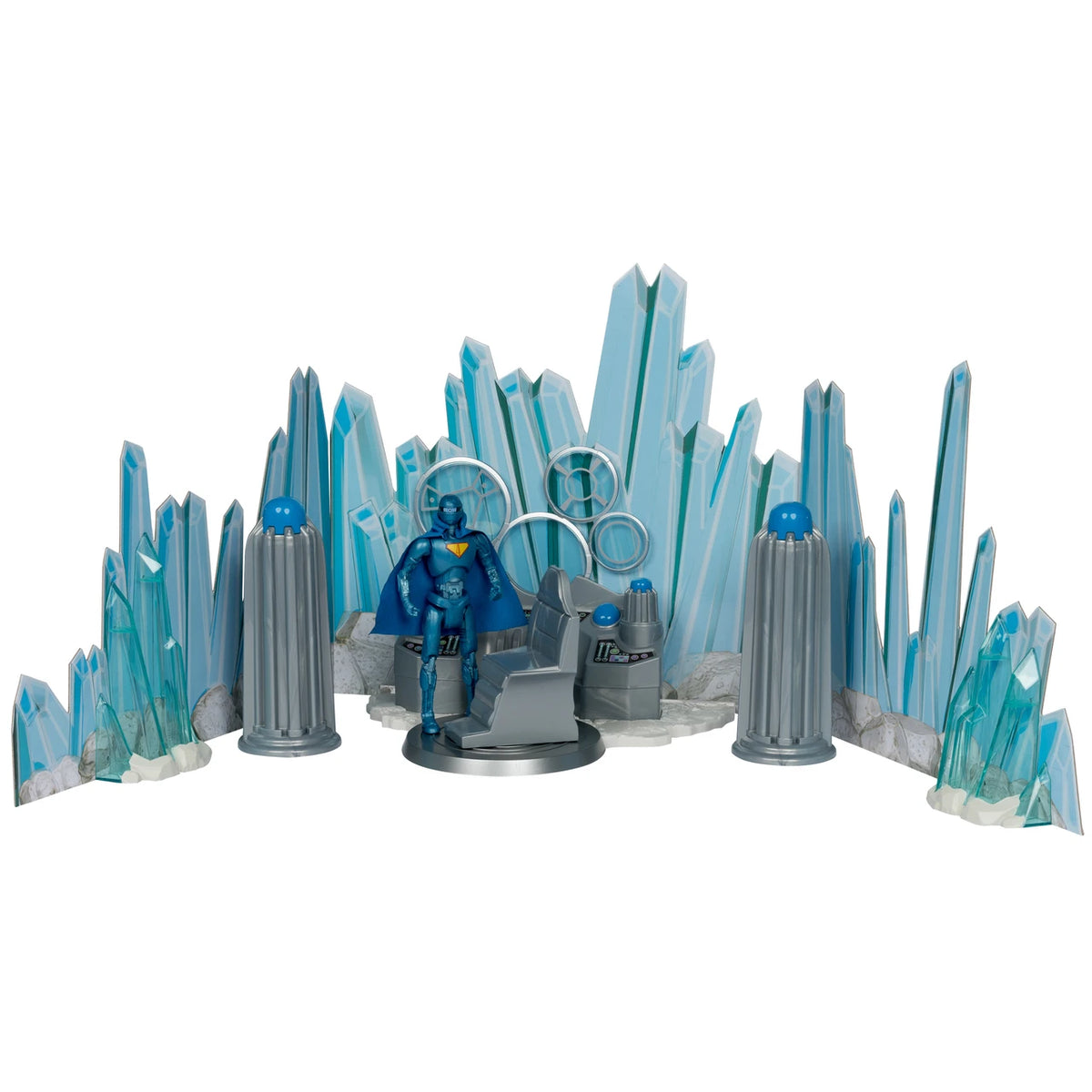 DC Super Powers Superman (2025) Fortress of Solitude with Superman Robot #4 Gold Label Playset