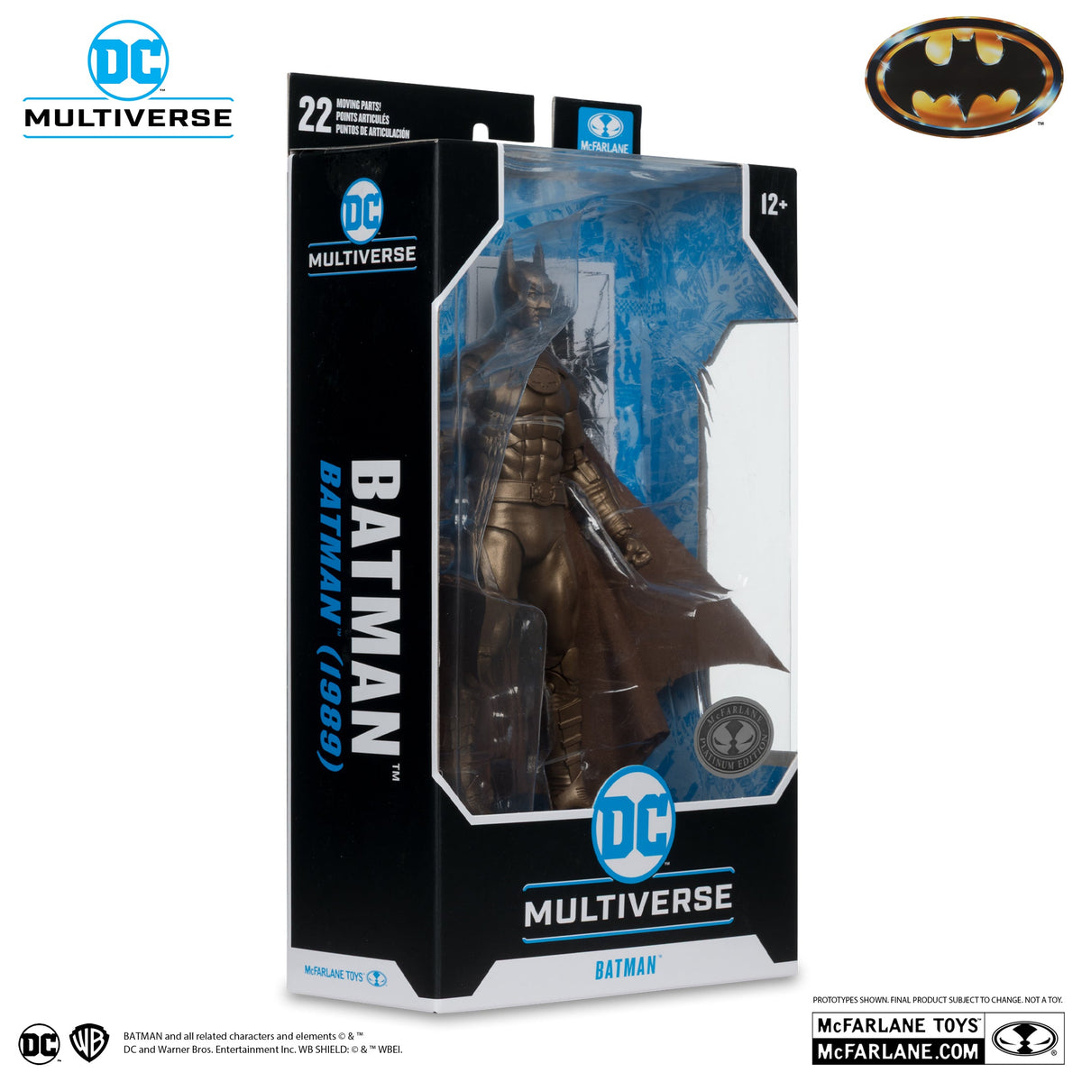 McFarlane Toys DC Multiverse Batman (1989) Bronze Platinum Edition 7-Inch Action Figure (Chance of Chase)