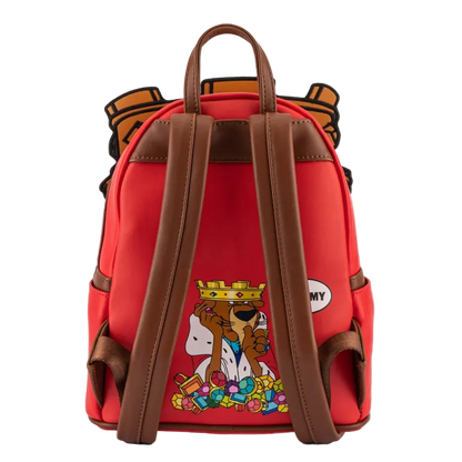 Loungefly Disney Robin Hood Prince John Cosplay Mini Backpack Soft Toy