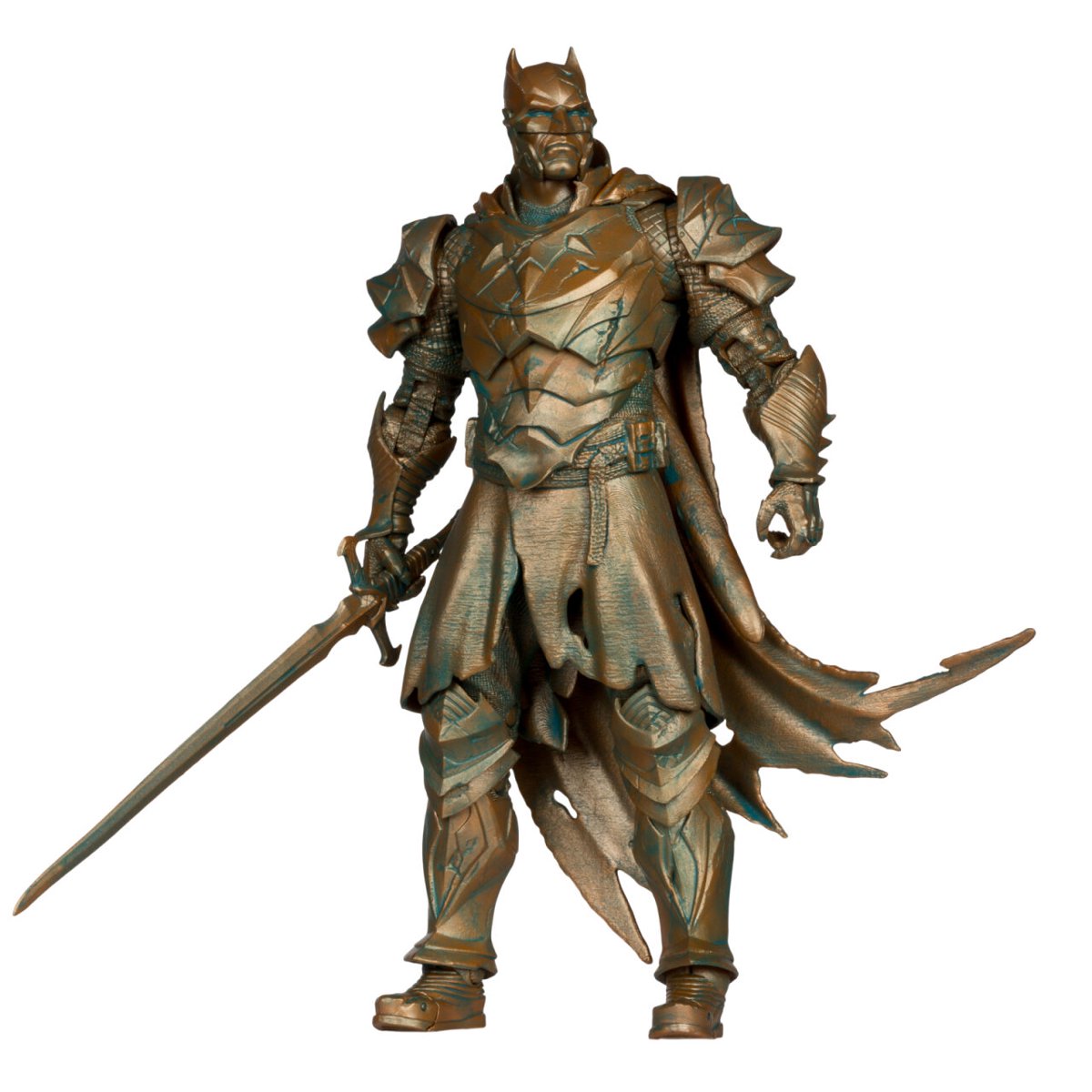 McFarlane Toys DC Multiverse Batman Dark Knights of Steel Patina Edition Gold Label 7-Inch Action Figure
