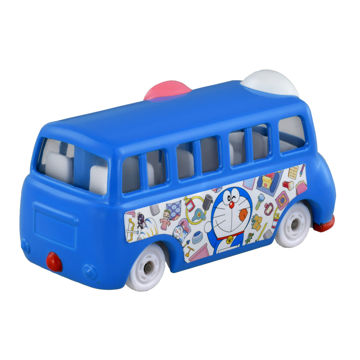 Dream TOMICA No. 158 Doraemon Wrapping Bus – 186359 Rear Cut lpr
